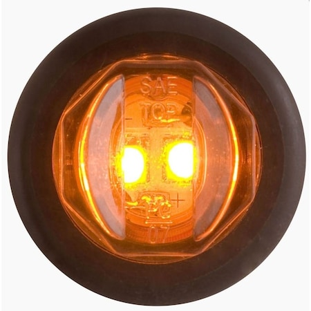 Optronics Assembly 2 Mcl11 Yellow Pc Rated Marker Lights With Supplemental Turn Function, Sealing Grommets MCL21AKRYVB